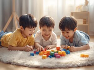 발도르프 원목 유아 교구 비교 이미지 - 그림스 중심 실사용 사진