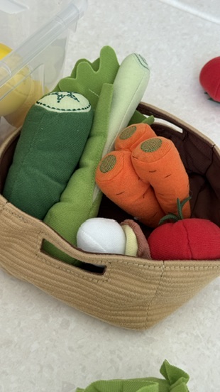 이케아 채소 장난감 패브릭 세트 디테일 - 이케아 주방놀이 장난감 소품