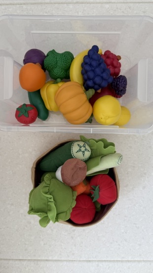 원목 자석 과일 장난감 자르기 놀이 - 주방놀이 장난감 소품