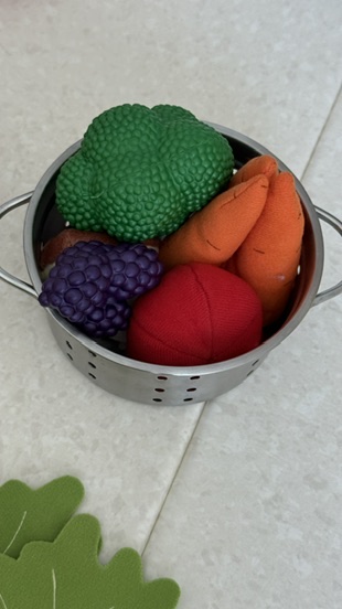 이케아 채소 장난감 패브릭 브로콜리·당근 - 이케아 주방놀이 장난감 소품